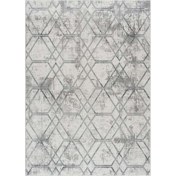 United Weavers Reserve Broadway Grey Oversize Rug 7'10" x 10'6"