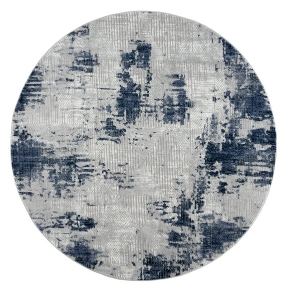 United Weavers Reserve Cora Blue Round Rug 7'11" RD