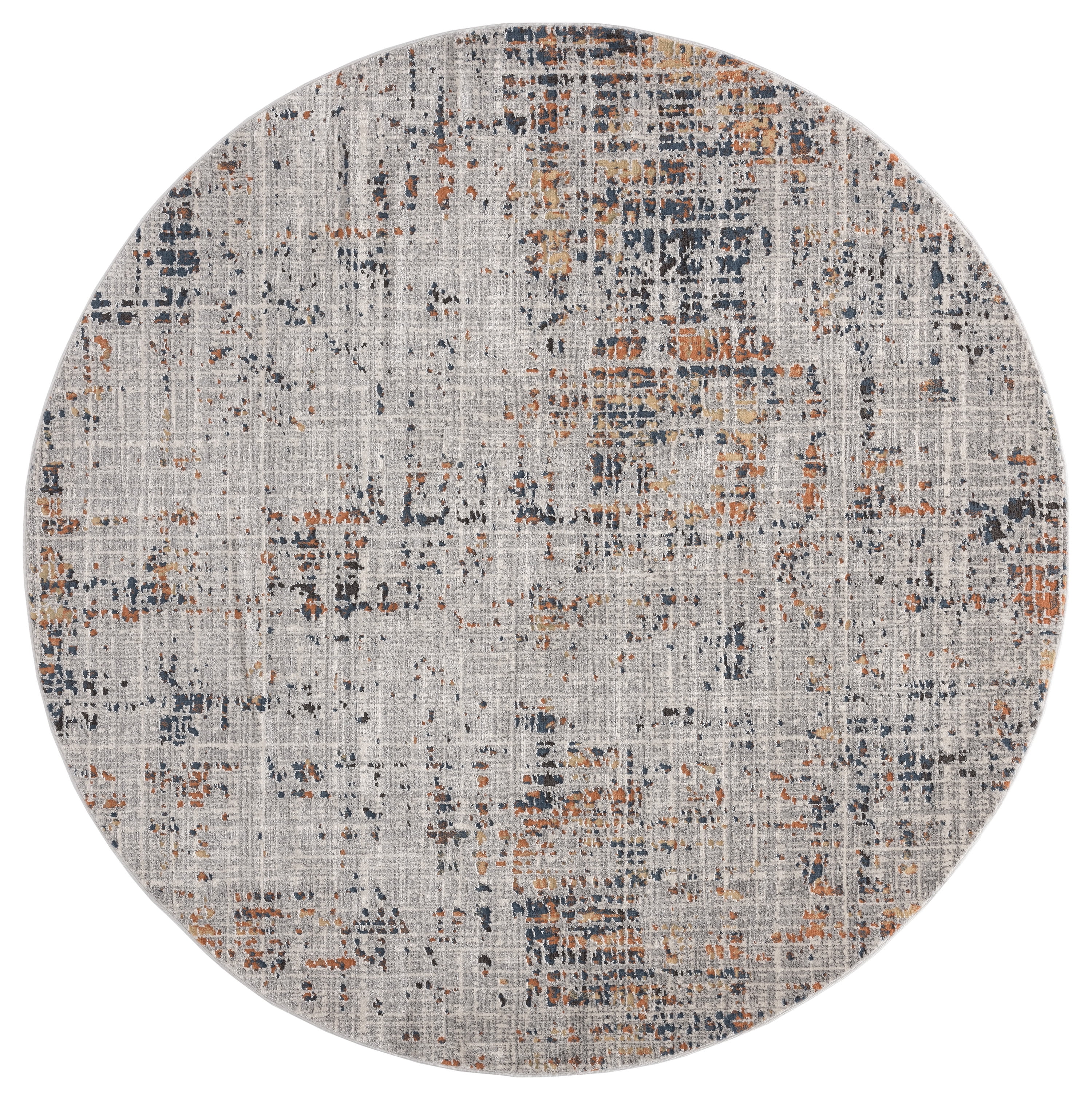 United Weavers Rushmore Reagan Modern Abstract Round Area Rug, Multi, 7'10" RD