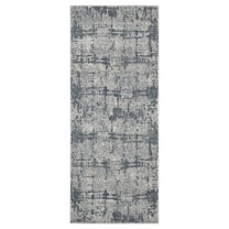 United Weavers Rushmore Van Modern Abstract Runner Rug, Blue, 2'7" x 7'2"