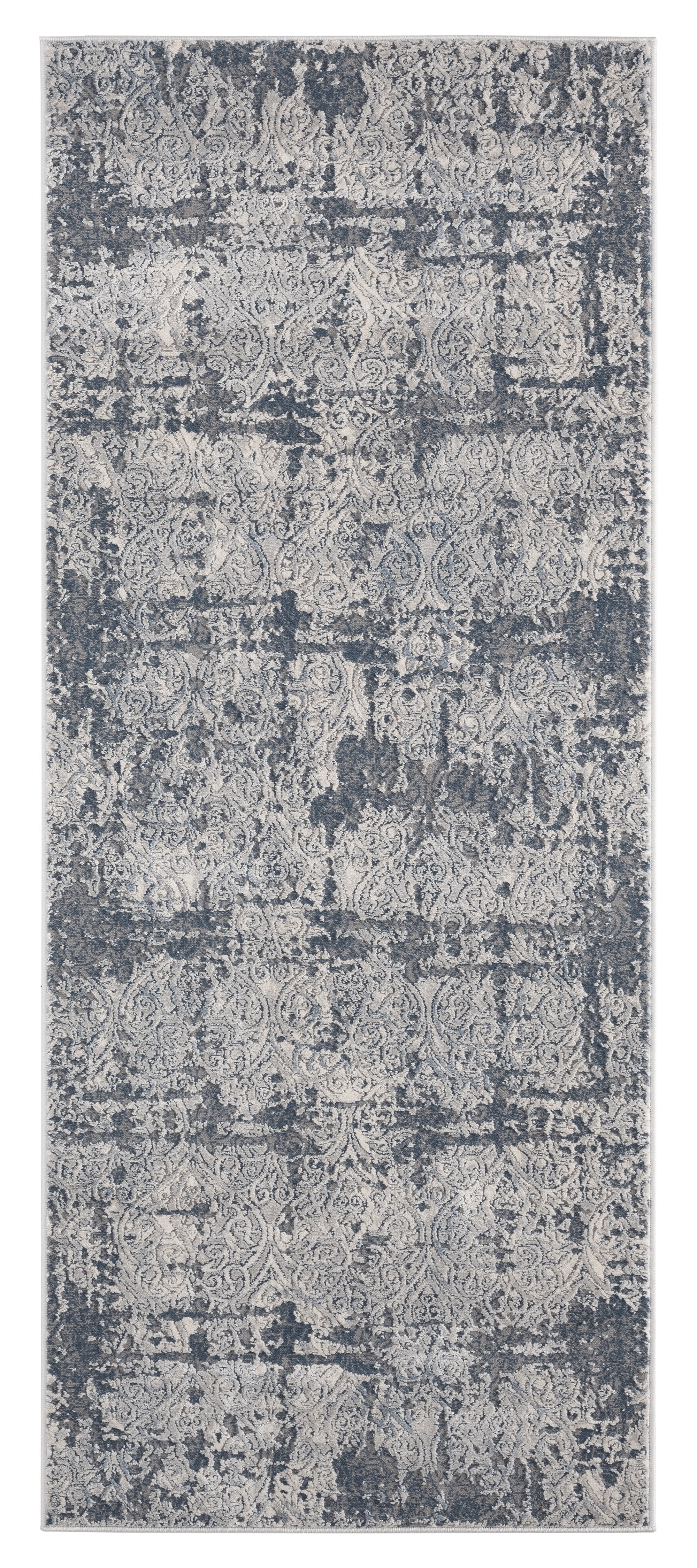 United Weavers Rushmore Van Modern Abstract Runner Rug, Blue, 2'7" x 7'2"