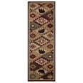 thumbnail image 1 of United Weavers Rustic Forest Aztec Diamond Multi Hand-Carved Area Rug or Runner, 1 of 9