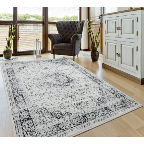 United Weavers Scarborough Astoria Oriental Onyx Woven Olefin Area Rug or Runner