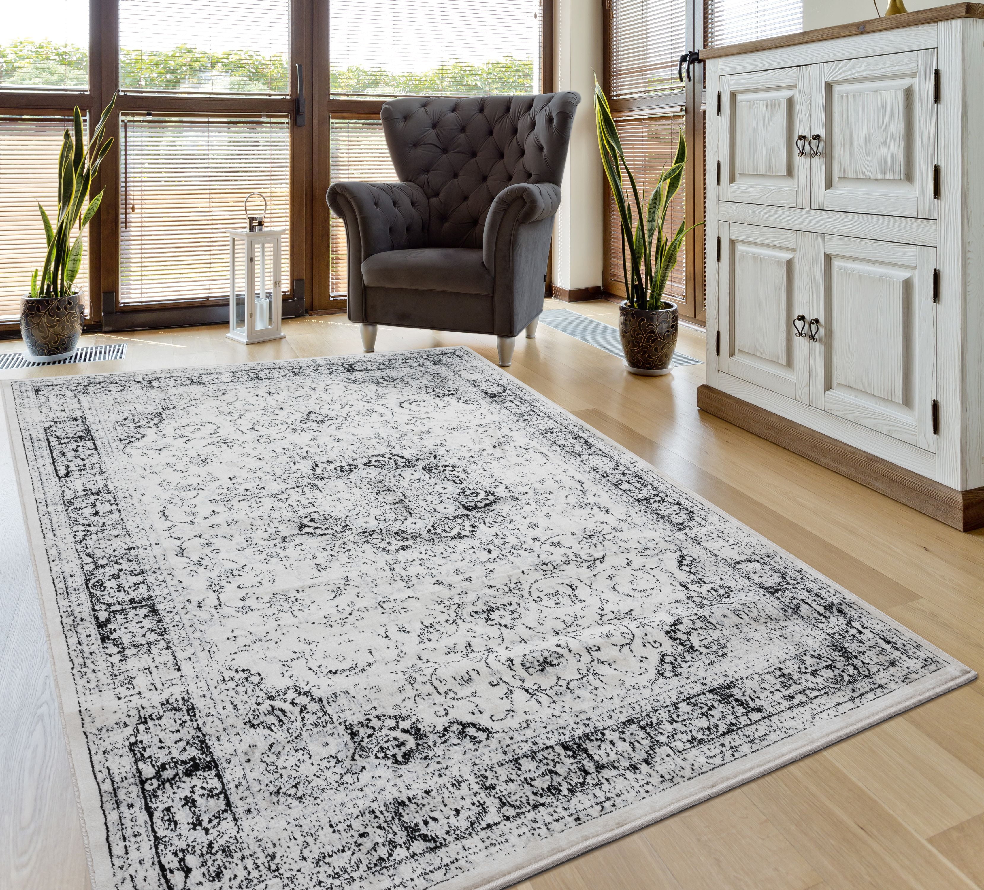 United Weavers Scarborough Astoria Oriental Onyx Woven Olefin Area Rug or Runner