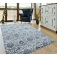 thumbnail image 1 of United Weavers Scarborough Castine Geometric Denim Blue Woven Olefin Area Rug or Runner, 1 of 6