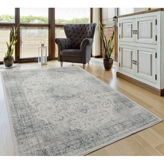 United Weavers Scarborough Pomona Oriental Grey Woven Olefin Area Rug or Runner