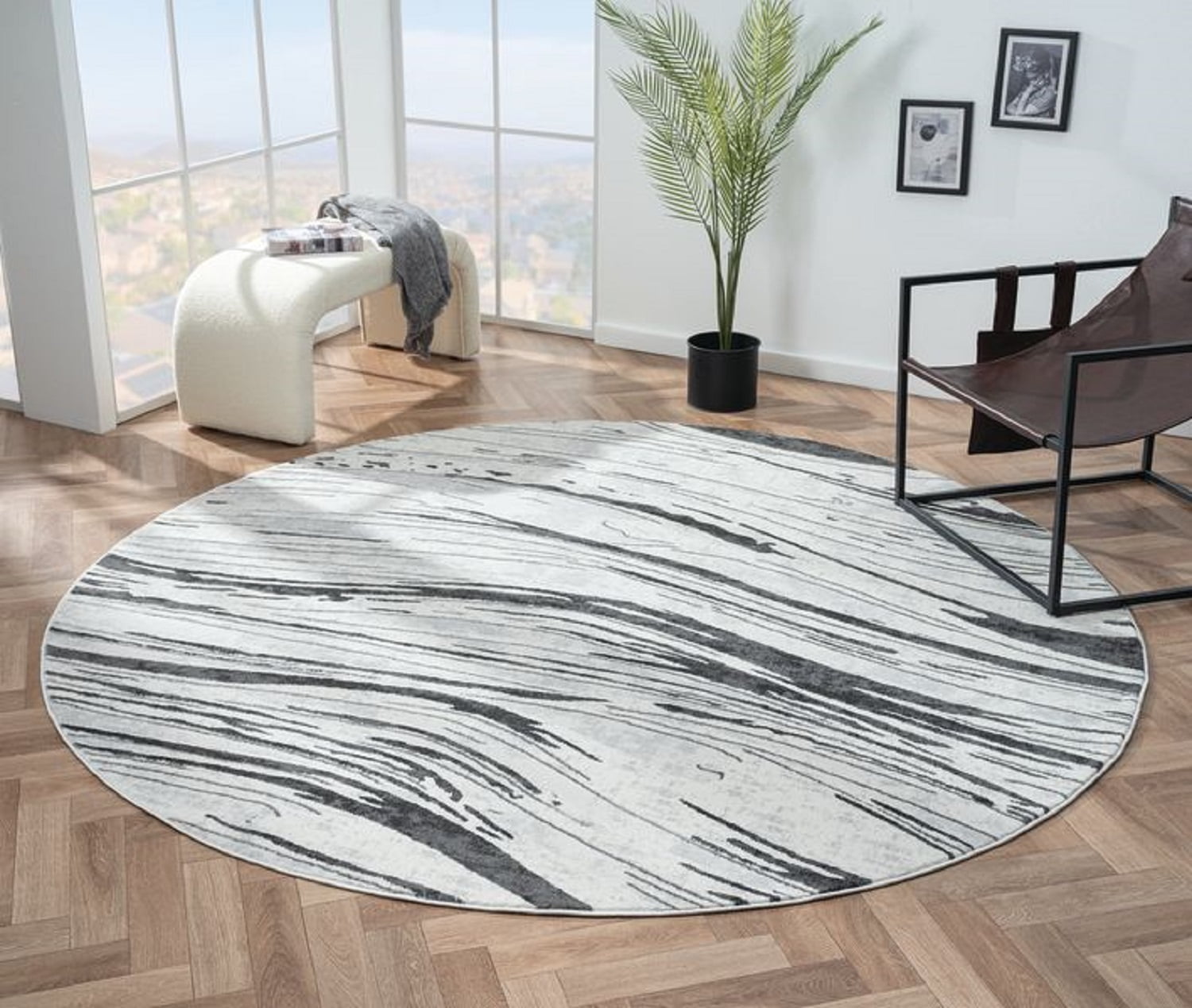United Weavers Serendipity Amaya Transitional Geometric Area Rug, Ivory, 7'10" x 10'6"
