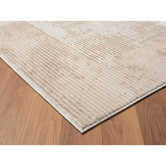 United Weavers Serendipity Cora Transitional Geometric Runner Rug, Beige, 2'7" x 7'2"
