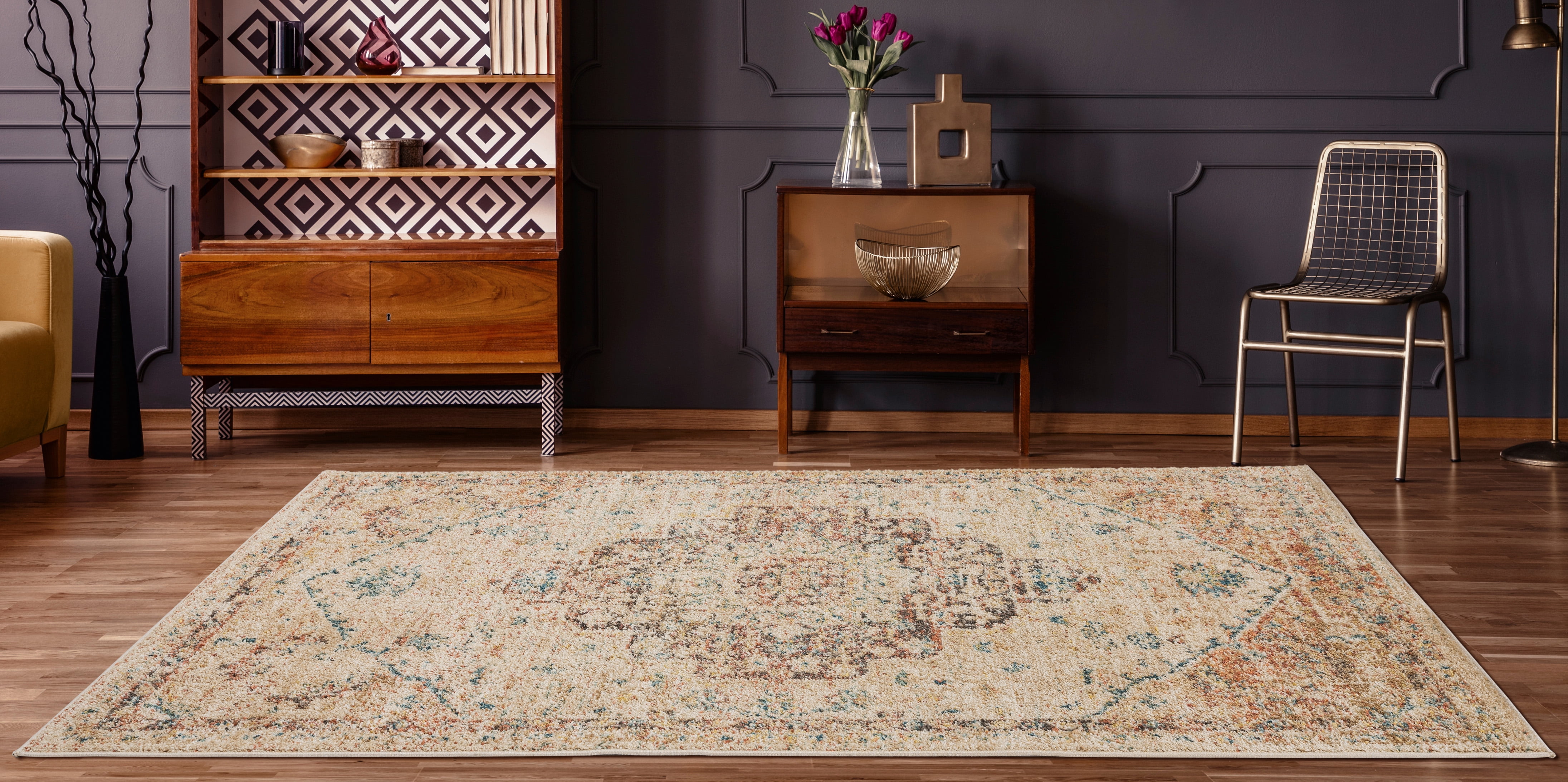 United Weavers Storybrooke Maple Oriental Bone Woven Olefin/Frieze Area Rug or Runner