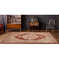 United Weavers Storybrooke Rotorua Oriental Brick Woven Olefin/Frieze Area Rug or Runner