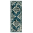 thumbnail image 1 of United Weavers Storybrooke Vassa Oriental Cerulean Woven Olefin/Frieze Area Rug or Runner, 1 of 6