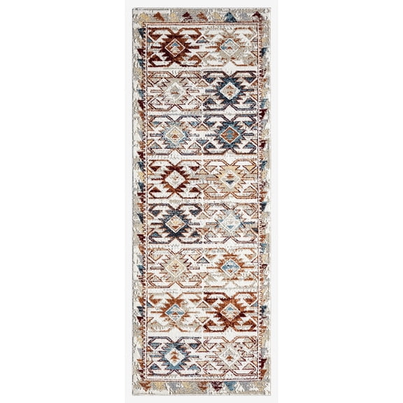 United Weavers Stratton Area Rug 675 71475 Sunlit Dunes Blue, 2' x 7'