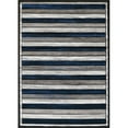 thumbnail image 1 of United Weavers Studio Area Rug 710-00461 Painted Deck Denim Blue Rows Bars 7' 10" x 10' 6" Rectangle, 1 of 5