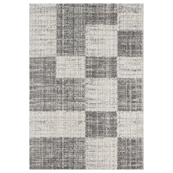 United Weavers Tibet Area Rug 3155 94001 Lhasa Grey, 5' x 7'