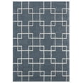 thumbnail image 1 of United Weavers Tranquility Area Rug 1840 20567 Aaru Blue/Grey Blocks Lines 7' 10" x 7' 10" Rectangle, 1 of 2