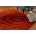 thumbnail image 1 of United Weavers Veria Bog Shag Abstract Accent Rug, Burnt Orange, 1'10" X 3', 1 of 5