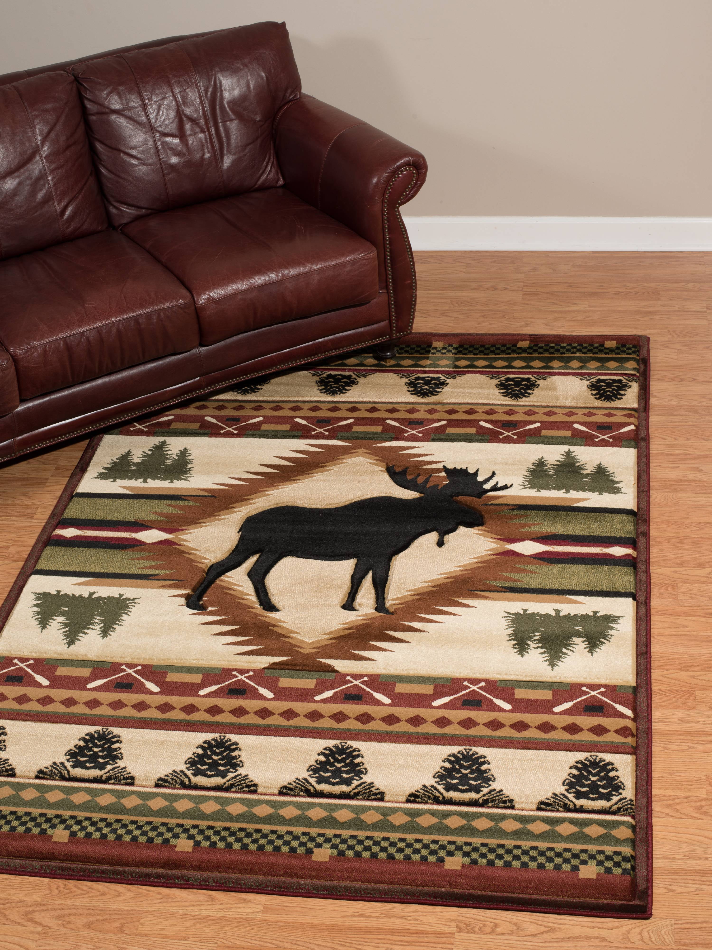 United Weavers Waretown John Q. Vanya Lodge Toffee Woven Polypropylene Area Rug or Runner