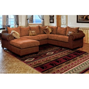 United Weavers Essence Kenai Lodge Multi Woven Polypropylene Area Rug ...