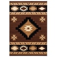 thumbnail image 1 of United Weavers Bristol Area Rug 2050 10450 Caliente Brown Rows Jagged 2' 7" x  7' 4" Rectangle, 1 of 2