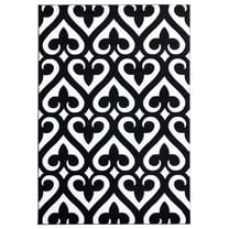 United Weavers Bristol Area Rug 2050 11470 Heartland Black Dotted Curves 7' 10 x 7' 10" Rectangle