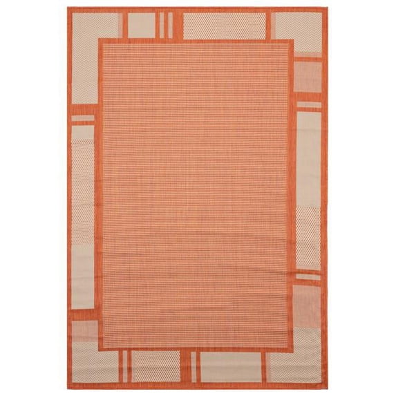 United Weavers of America Augusta Matira Terracotta Rectangle Area Rug - 5 ft. 3 in. x 7 ft. 6 in.
