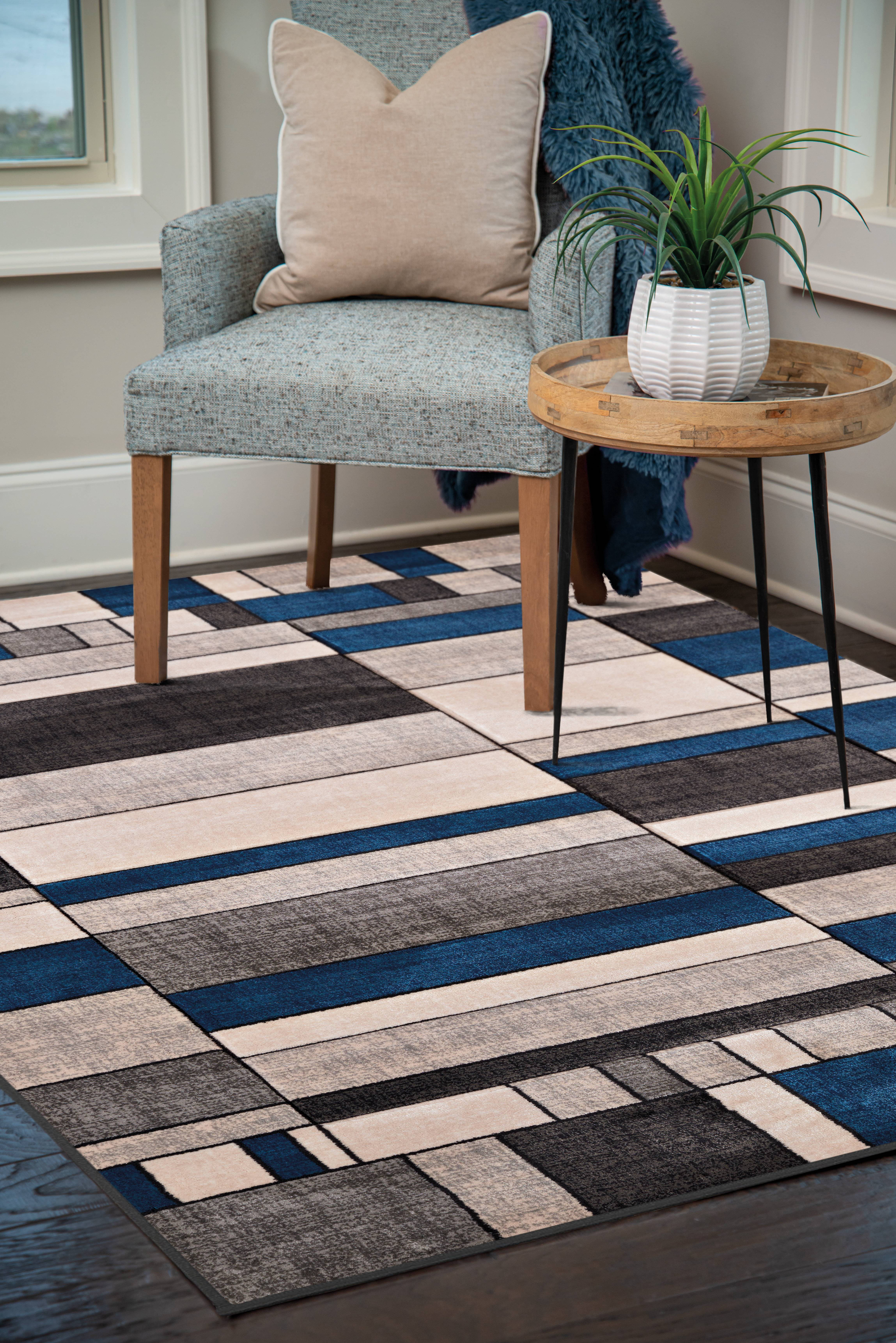 United Weavers of America Charlize Flint Runner Geometric Modern Area Rugs, Multi-color
