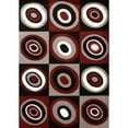 thumbnail image 1 of United Weavers Cristall Area Rugs - 580-11172 Contemporary Grey Circles Boxes Squares Grid Rug, 1 of 2
