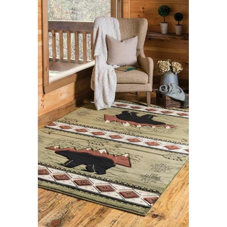 United Weavers Of America Woodside 2 x 7 Multi Indoor Animal Print Lodge Runner United Weavers Of America Woodside 2 x 7 Multi Indoor Animal Print Lodge Runner