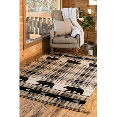United Weavers of America Lodge Plaid Loomed Area Rug, 1.83' x 2.67'