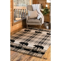 United Weavers of America Lodge Plaid Loomed Area Rug, 1.83' x 2.67'