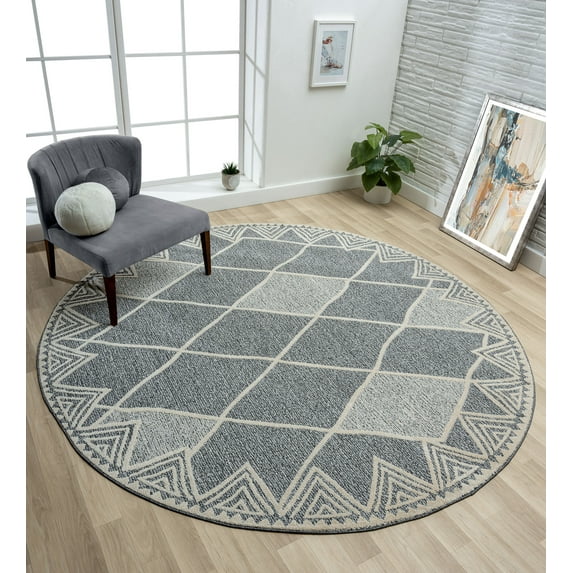 United Weavers of America Milana Modern/Contemporary Geomtric Area Rug, 7' 11" x 7' 11"