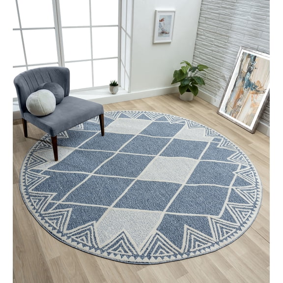 United Weavers of America Milana Modern/Contemporary Geomtric Area Rug, 7' 11" x 7' 11"