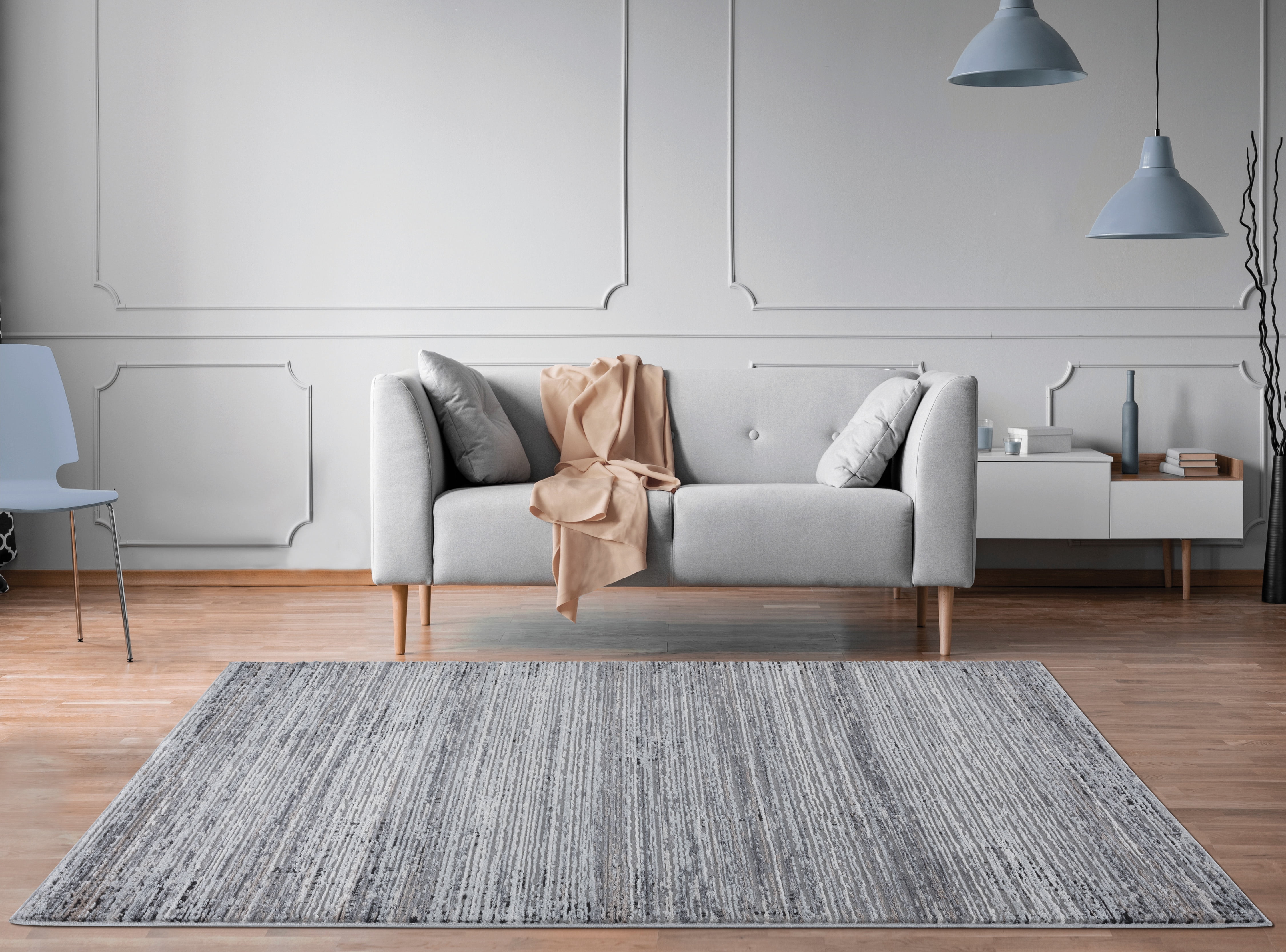 United Weavers of America Modern Striped Area Rug, 5.25' x 7.17'