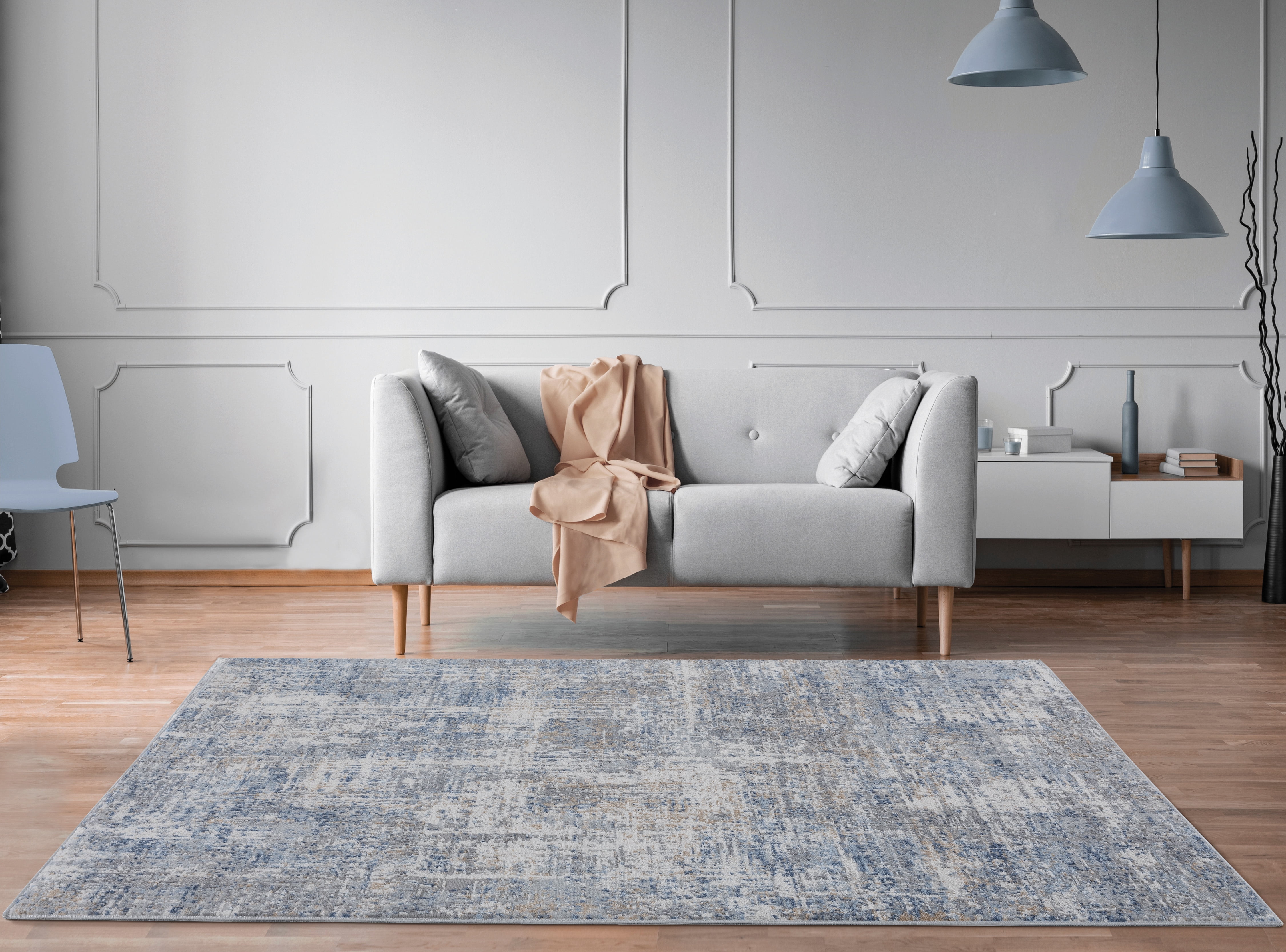 United Weavers of America Modern, Transitional Abstract Area Rug, 1.92' x 3'