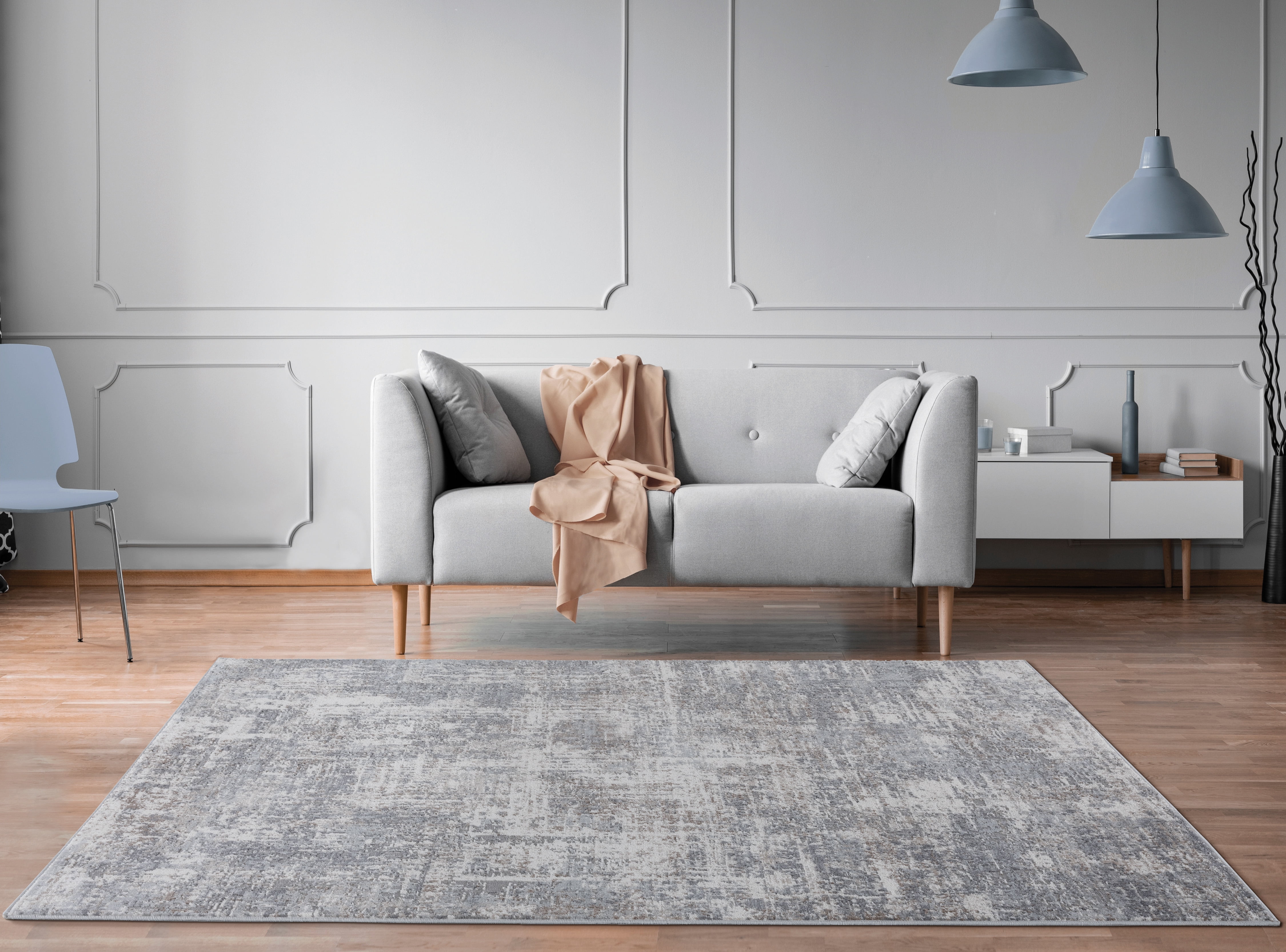 United Weavers of America Modern, Transitional Abstract Area Rug, 5.25' x 7.17'