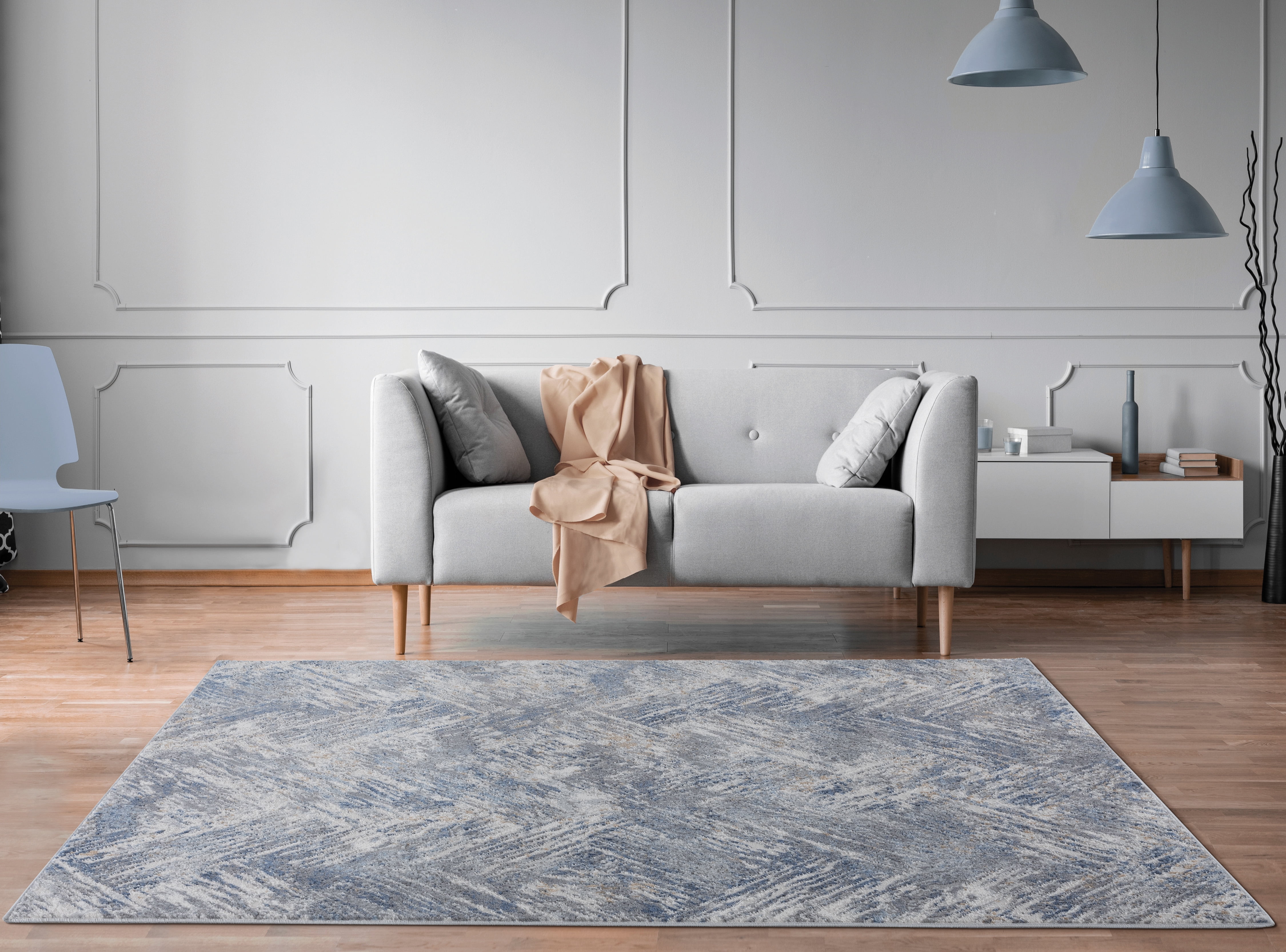 United Weavers of America Modern, Transitional Abstract Area Rug, 7.83' x 10'