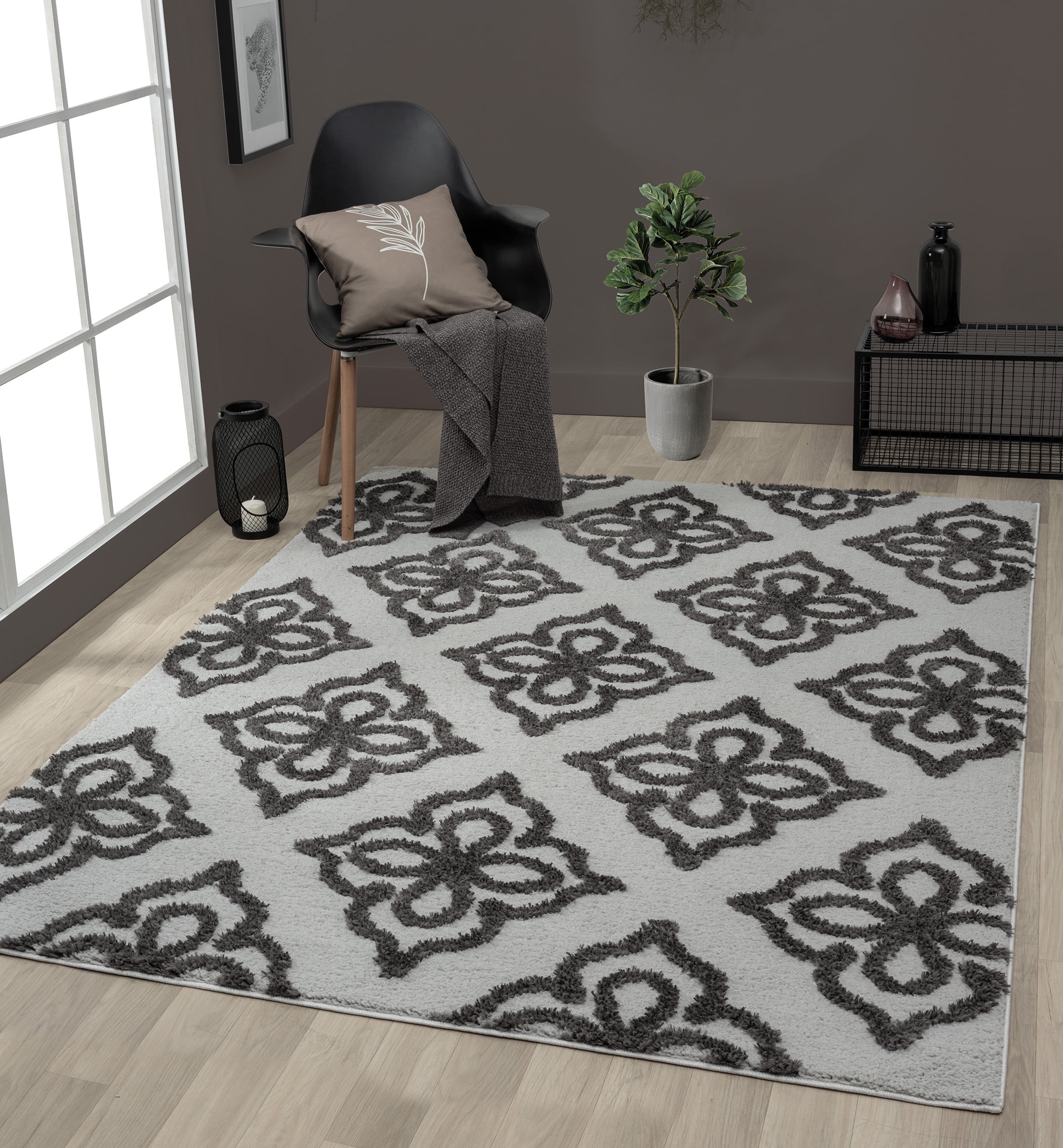 United Weavers of America Queensland Geometric, Modern Hand-Made Area Rug, 13.17' x 9.83'