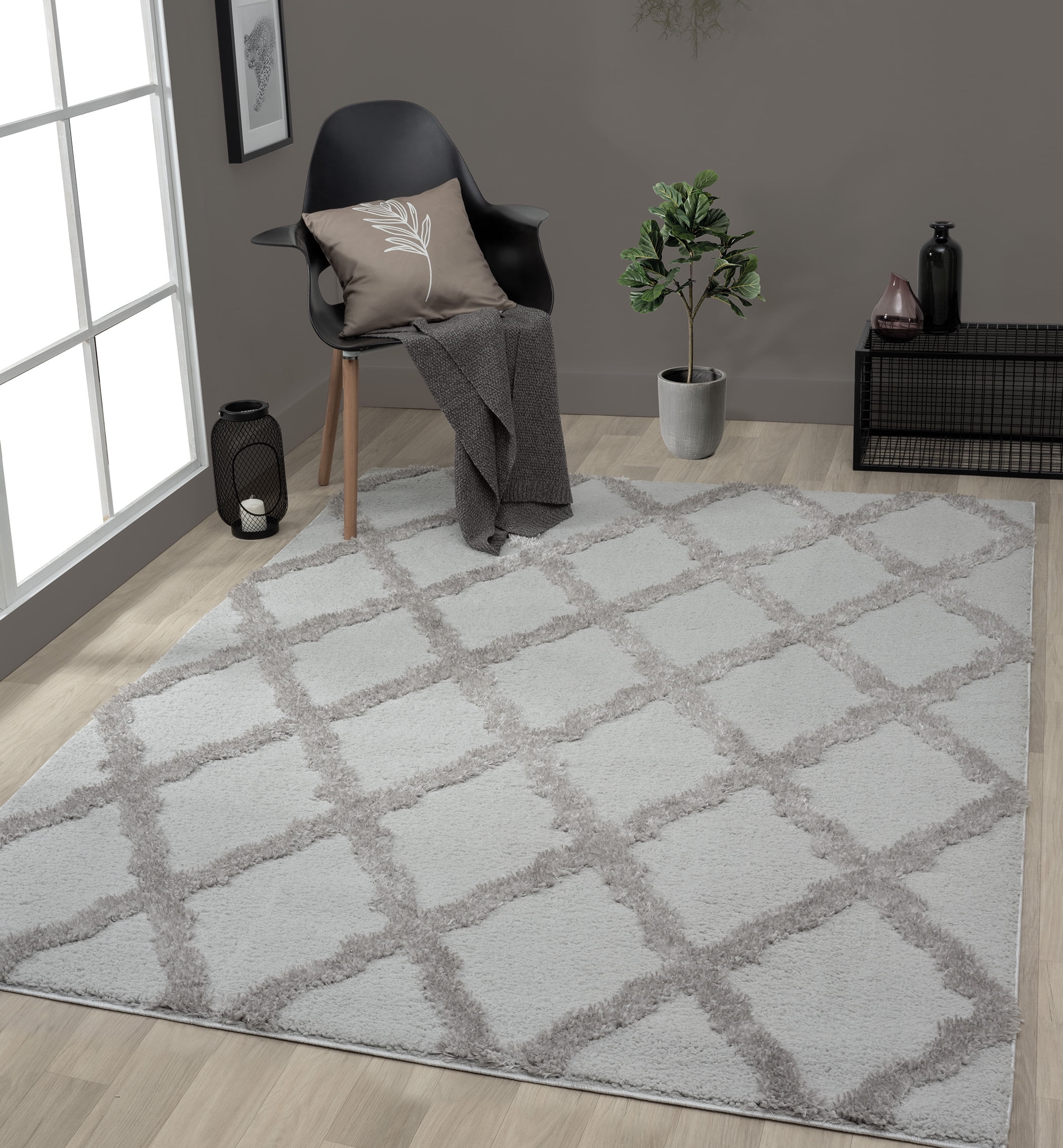 United Weavers of America Queensland Geometric, Modern Hand-Made Area Rug, 13.17' x 9.83'