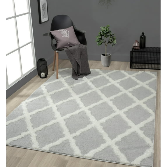United Weavers of America Queensland Geometric, Modern Hand-Made Area Rug, 5.25' x 7.17'
