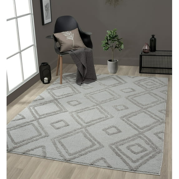 United Weavers of America Queensland Geometric, Modern Hand-Made Area Rug, 9.17' x 6.5'