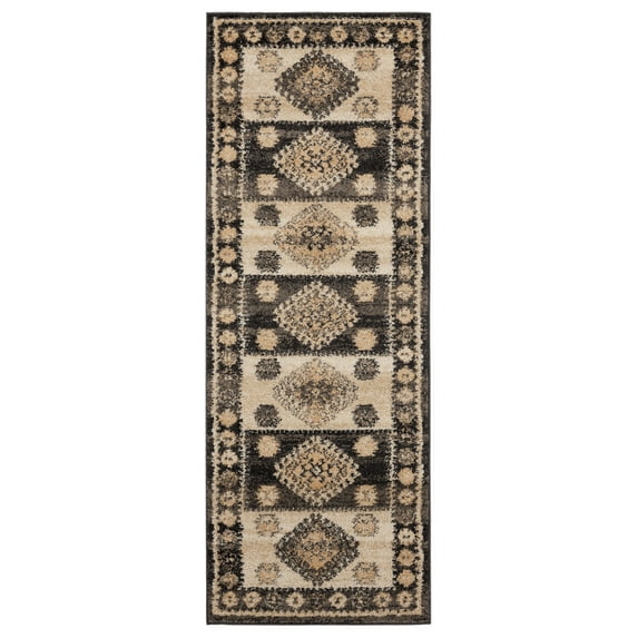 United Weavers of America Runner Print Southwestern Runner Rugs, Beige