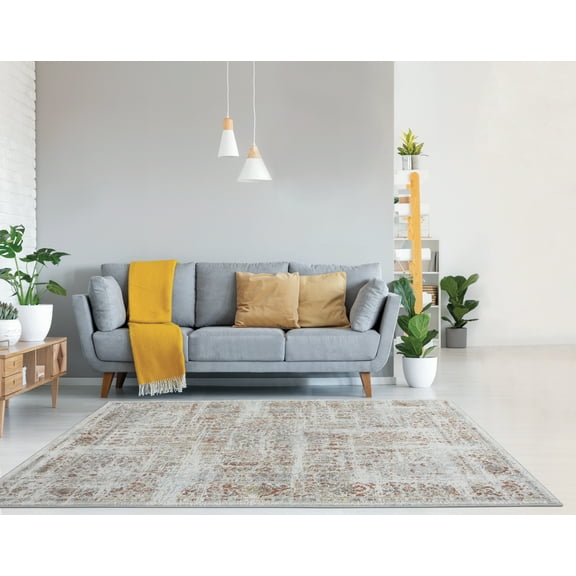 United Weavers of America Transitional Abstract Area Rug, 1.92' x 3'