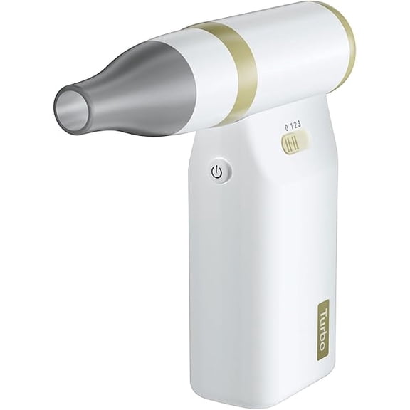 Unitedtime Turbo Fan Electric Duster Blower,10000 RPM Pocket-No Canned Air Duster Small Handheld Jet Fan for Computer Keyboard Cleaning,Hair Drying,Camping,Outdoors,Travel (White)