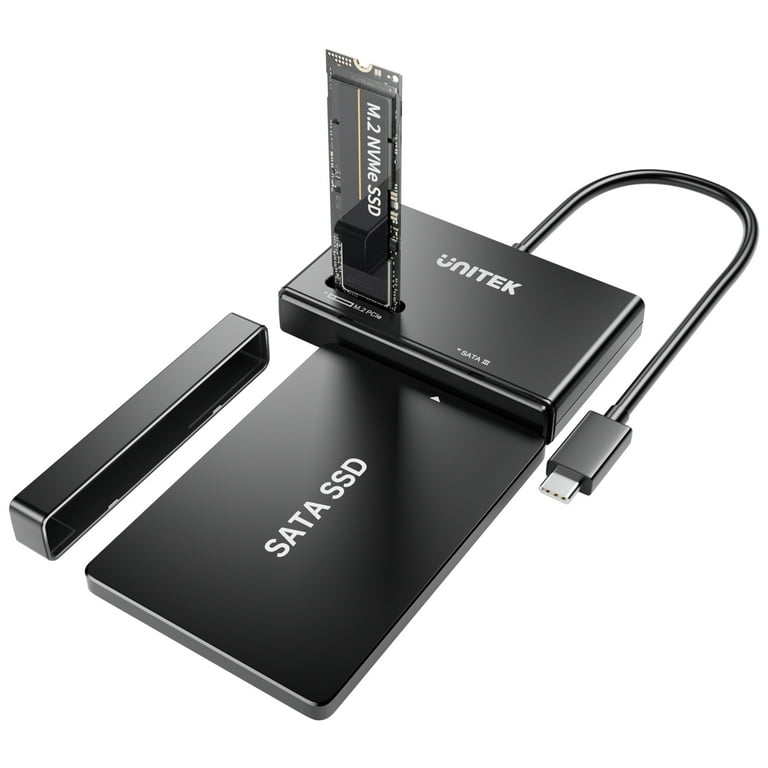 Unitek NVMe SSD Enclosure Adapter – 10 Gbps Hard Drive Reader