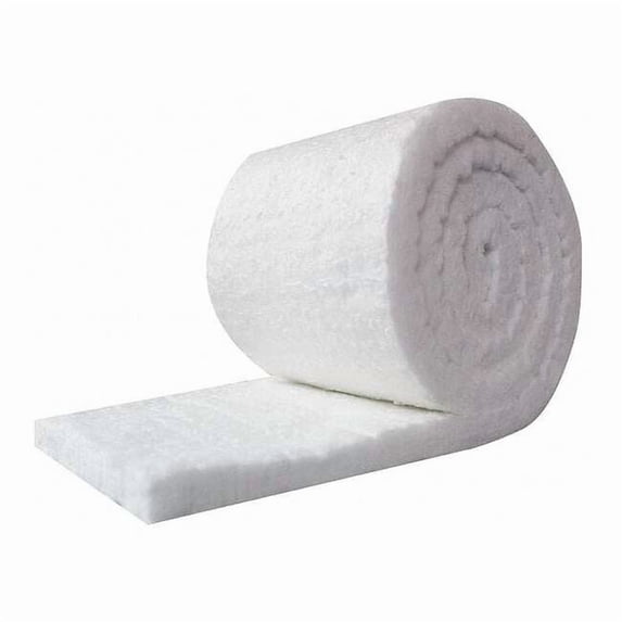 Unitherm 24" x 25 ft. Alum Silicate Ceramic Fiber Insulation 1" Wall CF6-1-24X25