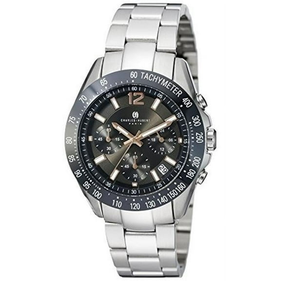 Unitron Enterprise  Mens Black Dial Chronograph Watch - Black