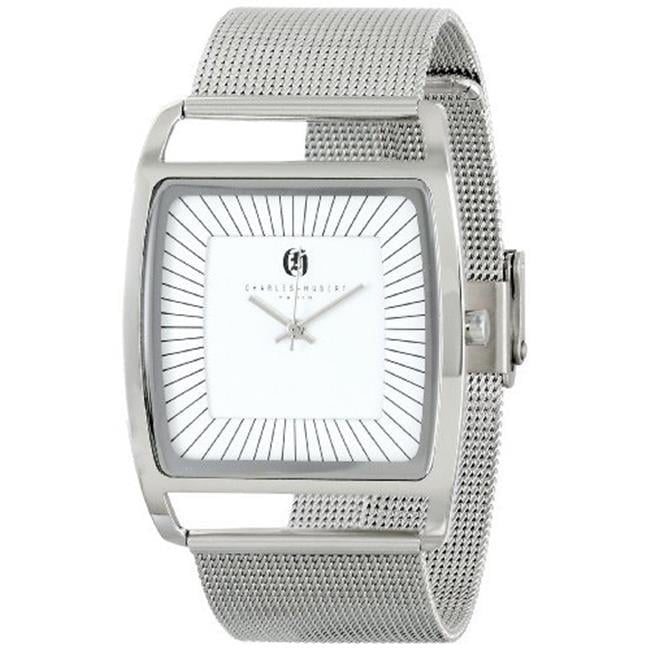 Unitron Enterprise Mens Stainless Steel White Dial Milanese Band Watch ...