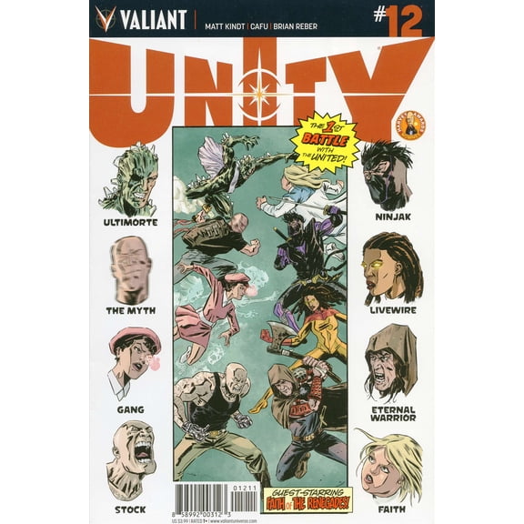Unity (2nd Series) #12A VF ; Valiant Comic Book