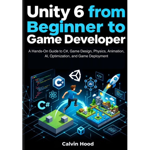 Unity 6 from Beginner to Game Developer: A Hands-On Guide to C#, Game Design, Physics, Animation, AI, Optimization, and , (Paperback)