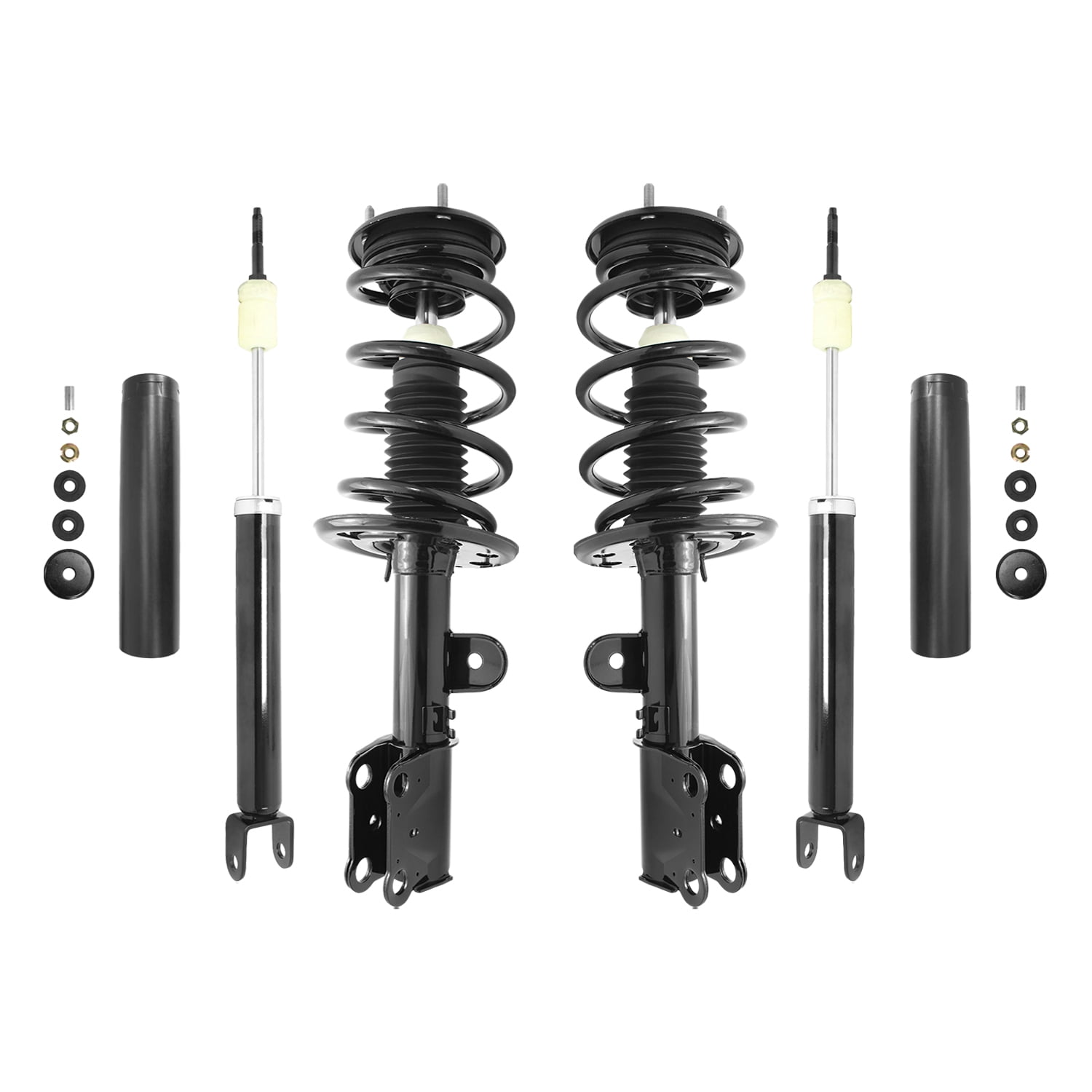 Unity Automotive 4-11015-252130-001 4 Wheel Strut & Shock Absorber Kit Fits 2013-2017 Ford Flex